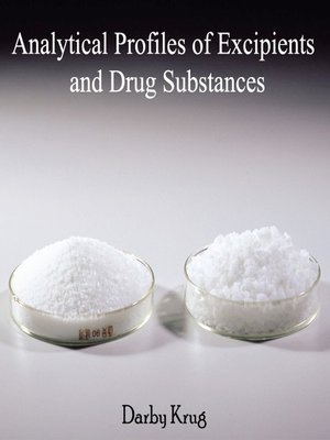 cover image of Analytical Profiles of Excipients and Drug Substances